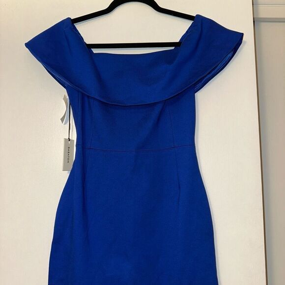 Babaton Aritzia Women’s Ruslan Sheath Dress Royal Blue Size 2 NWT - Picture 3 of 12